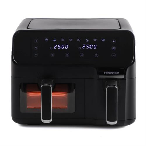 Big_H09AFBK2S5main1 Hisense Electronic Dual Airfryer Black - Image 1