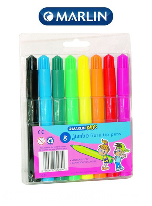 Marlin Kids Fibre Tip Jumbo Koki Colour Pens