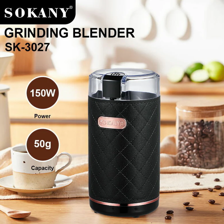 Big_CSY-SK3027Main1-4 SOKANY 3027 Electric Grinder 220V 150W Coffee - Image 1