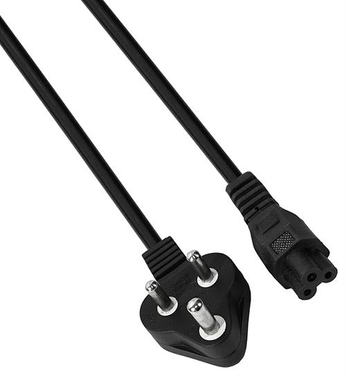 Big_PC-6STDCH13BK1.5-01 UniQue Standard Clover Leaf Power Cable 1.5m - Image 1