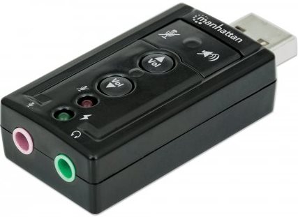 CREATOR: gd-jpeg v1.0 (using IJG JPEG v62), quality = 85 Manhattan Hi Speed USB 3D 7.1 Sound Adapter - Image 1