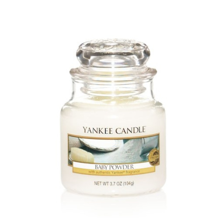Yankee Candle Baby Powder Small Jar Retail Box No