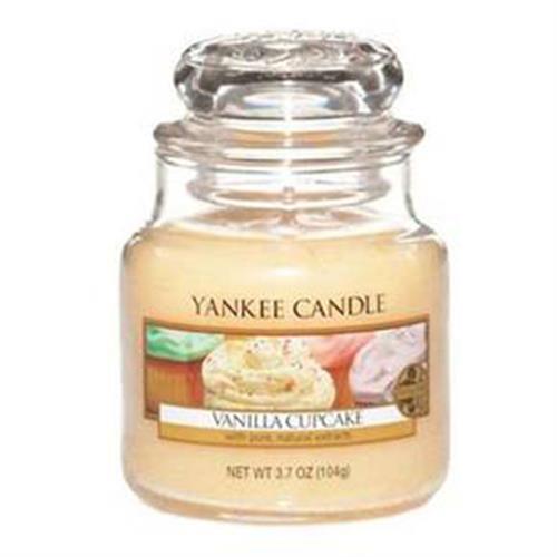 Big_5038580062137-01 Yankee Candle Vanilla Cupcake Small Jar - Image 1