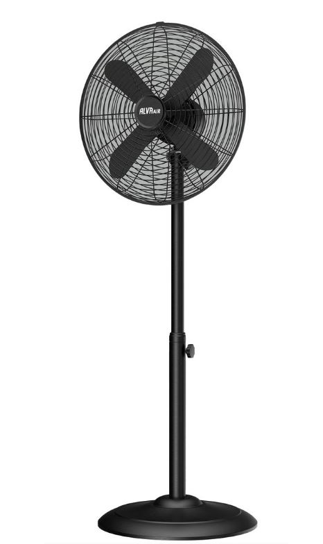 Alva Air 40cm Matte Black Finish Telescopic