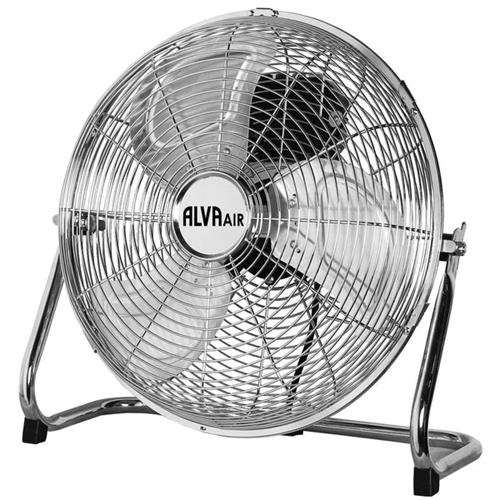 Big_ACS210main1 Alva Air 50cm High Velocity Chrome Floor Fan - Image 1