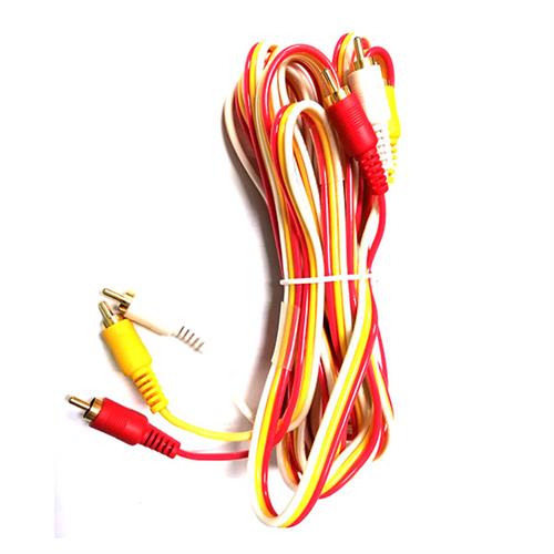 Big_AVC-003-01 Geeko 3m 3x RCA Cinch Male to Male Audio - Image 1