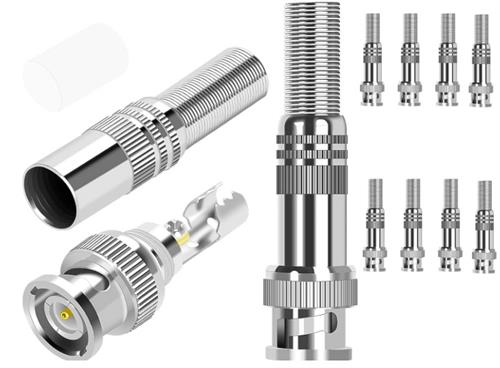 Securnix RG59 Twist Spring Male BNC Connector