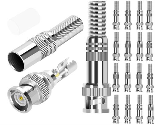 Securnix RG59 Twist Spring Male BNC Connector