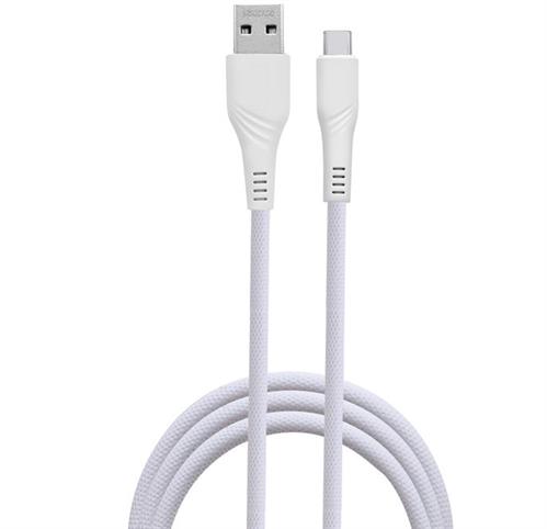 Ezra UsbA To TypeC 3A 1meter White Fast Charge