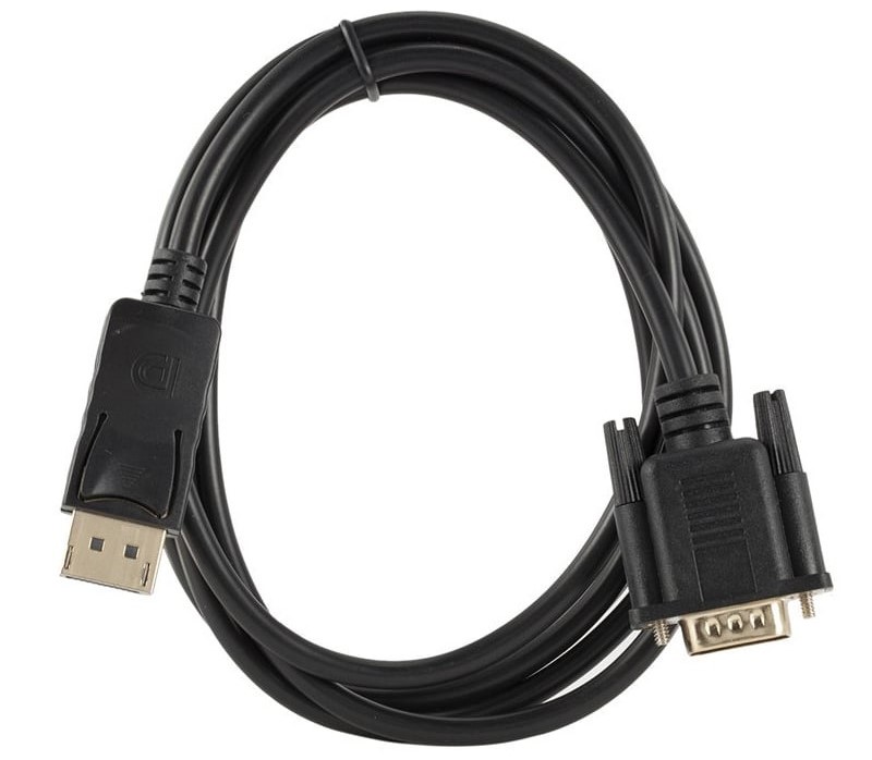 Big_DPTVGA1.8MMain3-2 Unique Display Port to VGA Cable 1.8M - Image 1