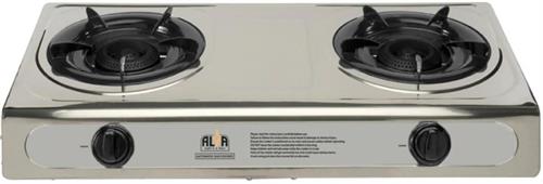 Alva Stainless Steel Two Plate Gas Stove