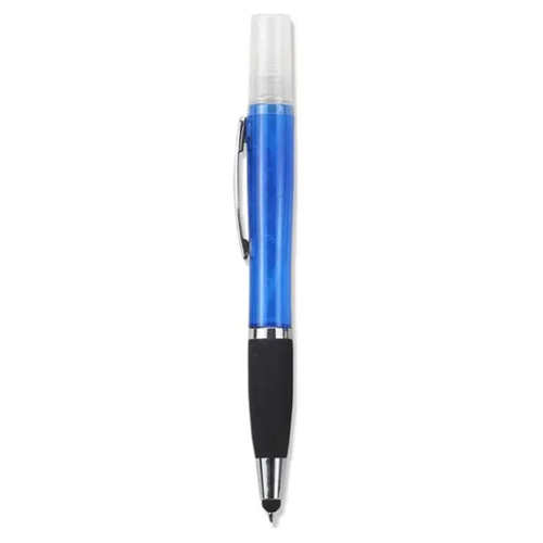 Big_GKSSPBLUE-01 Geeko 3 in 1 Sanitizer Spray Stylus and Blue ink - Image 1