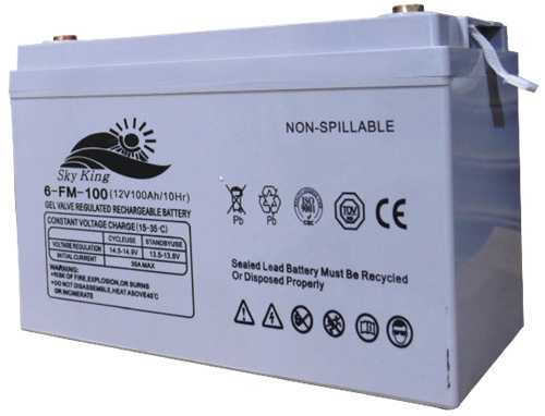 Solarix 12V 100AH Deep Cycle Gel Battery –