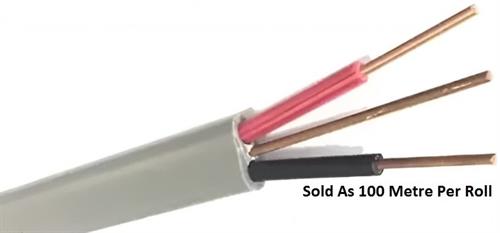 Solarix Flat Surfix 2.5mm² Double Core With Earth