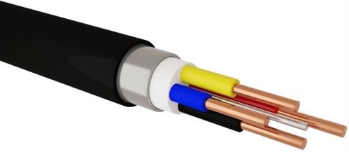 Solarix Surfix 6mm 4 Core With Earth Cable Black
