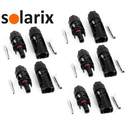 Solarix MC4 Solar Connectors Male And Female Pack