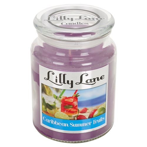 Processed By eBay with ImageMagick, z1.1.0. ||B2 Lilly Lane Caribbean Summer Fruits Scented Candle - Image 1