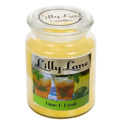 Processed By eBay with ImageMagick, z1.1.0. ||B2 Lilly Lane Lime and Basil Infusion Scented Candle - Image 1