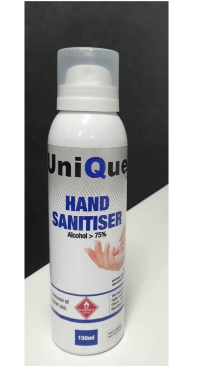 Casey UniQue 150ml Hand and Surface Alcohol Based