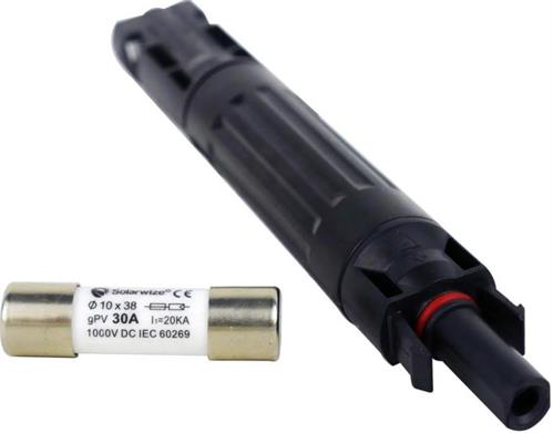 Solarix MC4 PV In Line Fuse Holder Cable