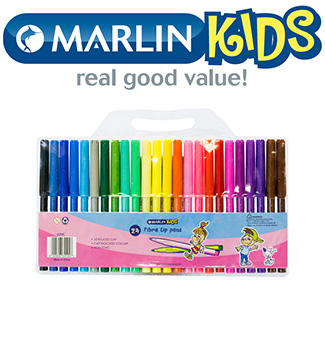 Marlin Kids Fibre Tip Koki Colour Pens
