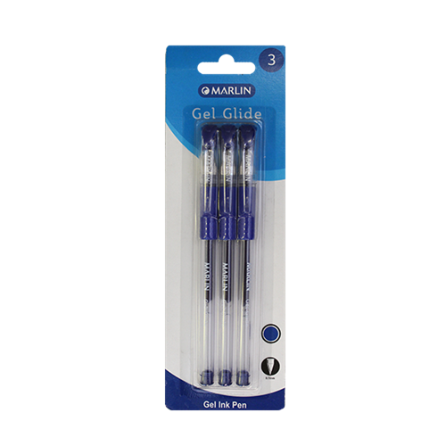 Big_6009608642234-01 Marlin Gel Glide Gel Ink Pens Colour: Blue - Image 1