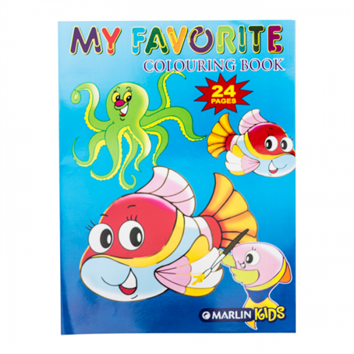 Big_6009608645006-01 Marlin Kids Favourite Colouring Book 24 page - Image 1