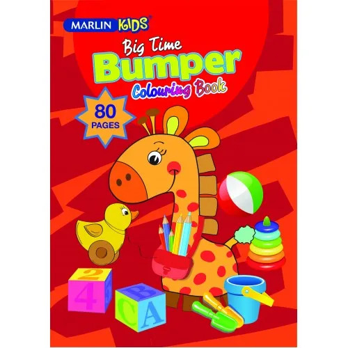 Big_6009608645020 Marlin Kids Big Time Colouring Book 80 page - Image 1