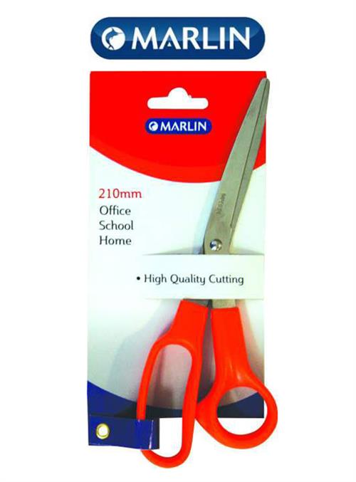 Big_60096086476-1-zoom Marlin Large Orange handle 210mm Scissors - Image 1