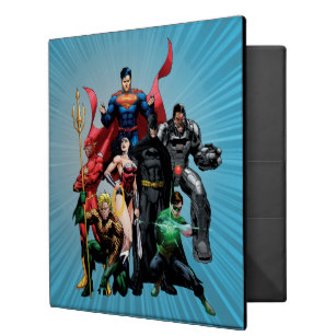 Big_6009608649301-01 Justice League A4 Ringbinder - Image 1