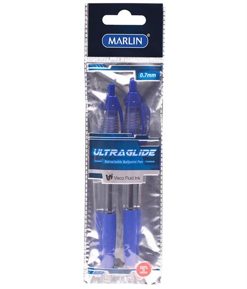 Big_6009635843444cover1 Marlin Arrowline Retractable Pens Colour: Blue - Image 1