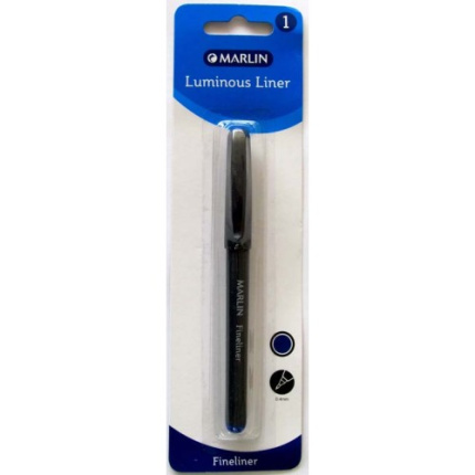 Marlin Precision Fineliner Pens Colour: Blue
