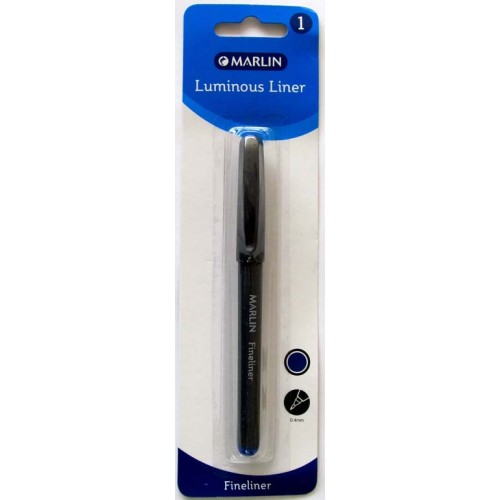 Big_6009699515073-01 Marlin Precision Fineliner Pens Colour: Blue - Image 1