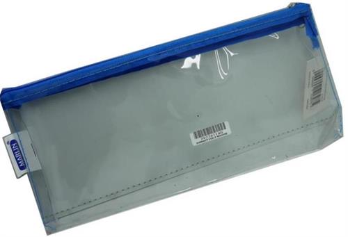 Marlin Clear PVC 23cm Pencil Bag Blue