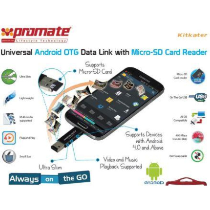 Promate Kitkater Universal Android OTG Data link