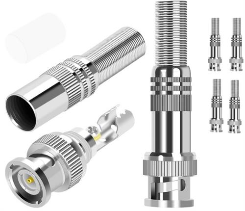 Securnix RG59 Twist Spring Male BNC Connector