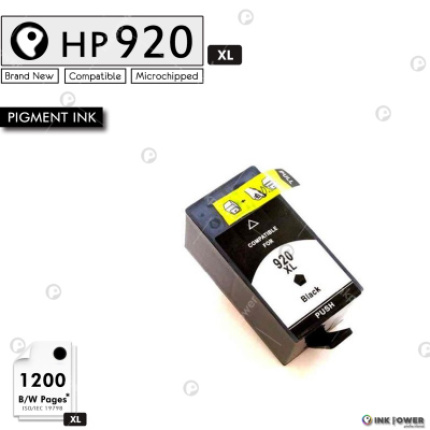 InkPower Generic HP 920XL Yellow Inkjet Print Cartridge
