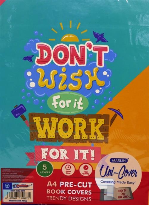 Marlin Kids Precut A4 Don’t Wish For It Work For