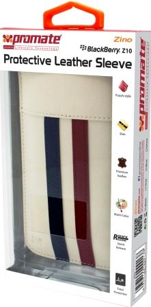 Big_Zino-white Promate Zino BlackBerry Z10 Protective Leather - Image 1