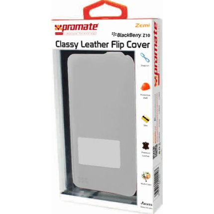 Promate Zemi BlackBerry Z10 Classy Leather Flip